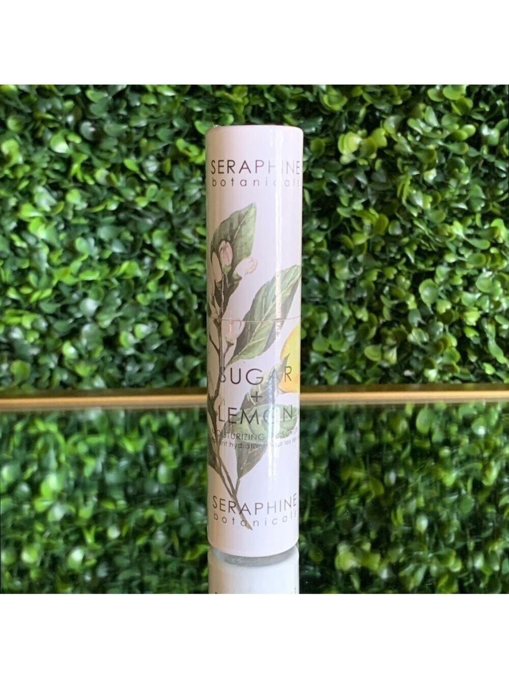 Seraphine Botanicals Sugar + Lemon Moisturizing Lip Buffer Scrub | NEW